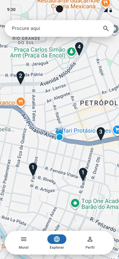 Busca de profissionais